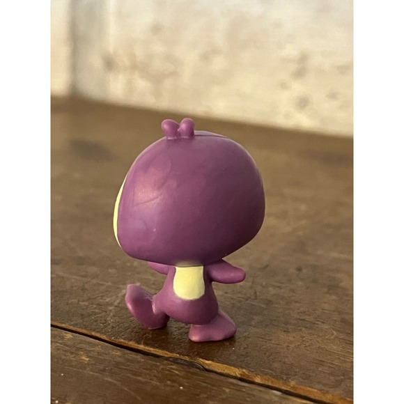Mini Littlest Pet Shop LPS #3756 Flip Flurry Purple Penguin - Picture 3 of 5